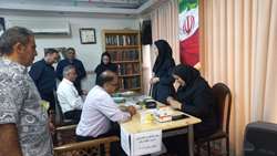 برگزاری میز خدمت مرکز بهداشت جنوب تهران به مناسبت هفته ملی جمعیت در دانشگاه بین‌المللی مذاهب